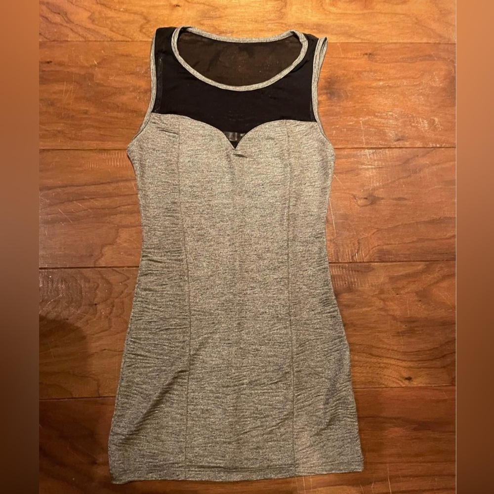 Silver Fitted Dress